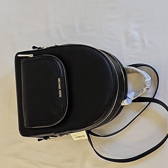 Michael Kors Black Jaycee Backpack NWT - Picture 3 of 16